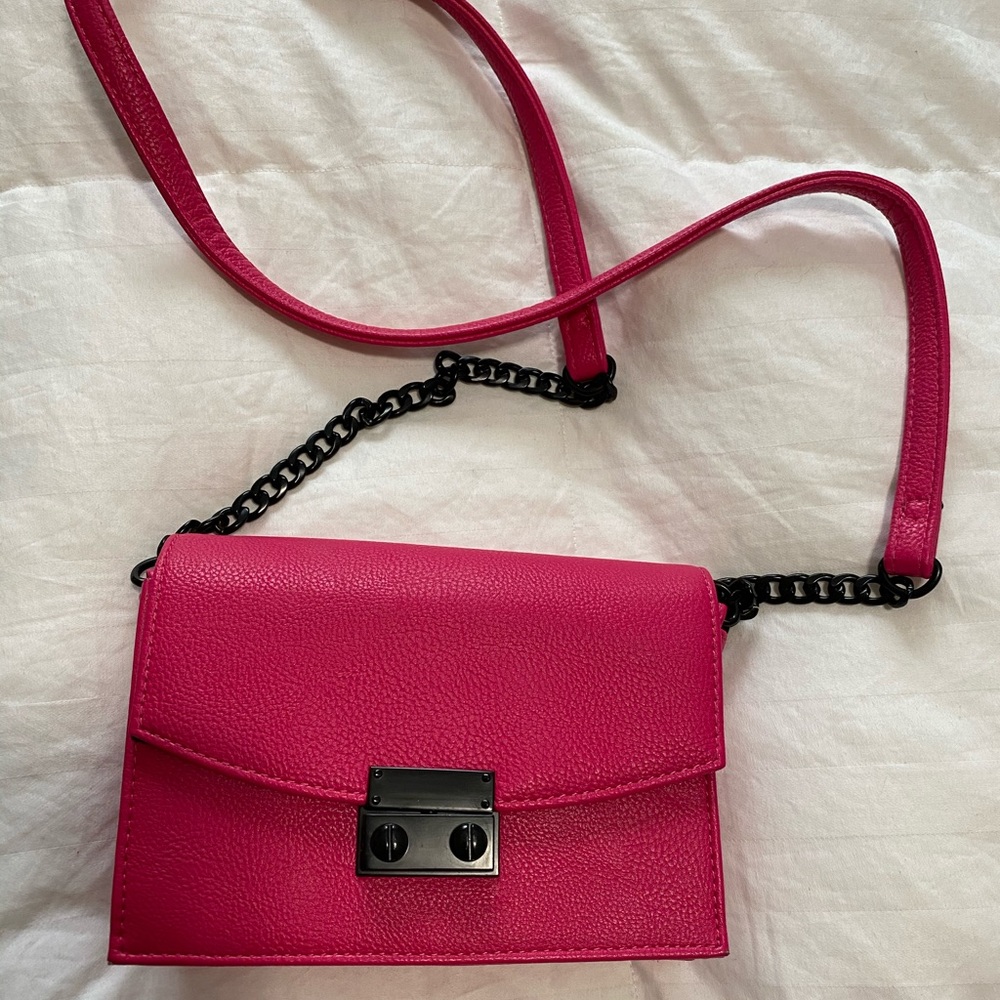 Hot pink mini purse